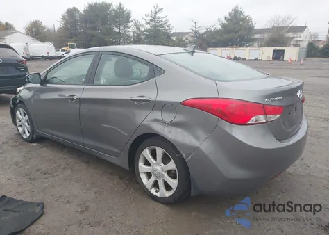 2012 Hyundai Elantra Limited from USA, damaged, VIN 5NPDH4AE7CH112085